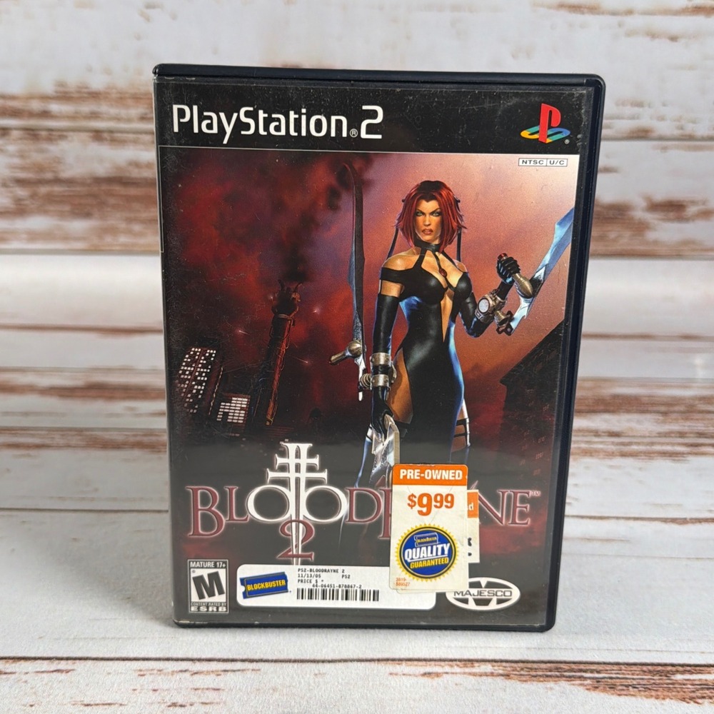 BloodRayne 2 Sony PlayStation 2 2004 CIB Complete Manual Tested